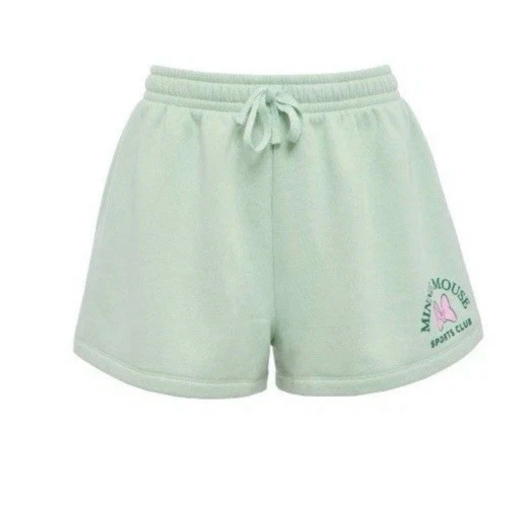 Minnie Mouse Sports Club Fleece Shorts NWT